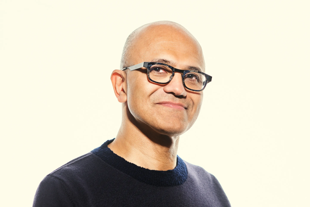 CEO of Microsoft, Satya Nadella. 